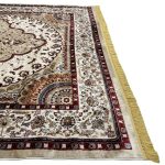 340 x 240cm Machine Made Beige Persian Design Rug - Image 6
