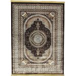 340 x 240cm Machine Made Persian Design Brown Rug