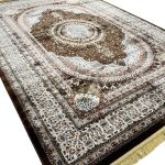 340 x 240cm Machine Made Persian Design Brown Rug - Image 5
