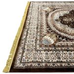 340 x 240cm Machine Made Persian Design Brown Rug - Image 7