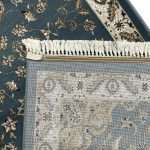 800 X 80cm Rugs & Decor / Blue Floral Fine Turkish Passage Runner Rug - Image 9