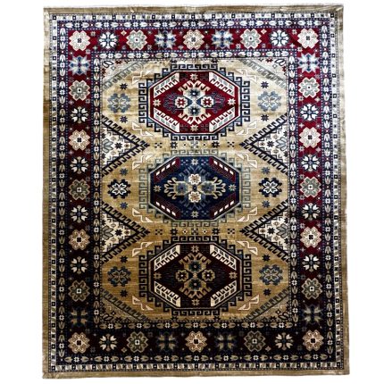 400 x 300cm Elegant Kazak Style Machine-Made Area Rug – Durable & Soft”