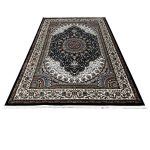 290 x 200 cm – Persian Machine Made Carpet, Oriental Design Navy Area Rug - Image 2