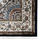290 x 200 cm – Persian Machine Made Carpet, Oriental Design Navy Area Rug - Image 4