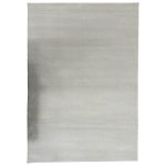 230 x 160 cm – Machine Made Turkish Cream Shaggy Carpet, Soft Modern Texture