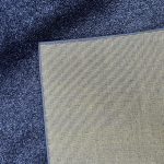 230 x 160 cm – Machine Made Turkish Shaggy Navy Carpet, Thick Modern Pile - Image 7