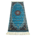 200cm x 80cm Persian Mashad Design Machine Made Runner Rug
