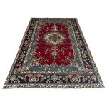 315cm x 213cm Hand-Knotted Persian Kashan Medallion – Wool Rug - Image 3