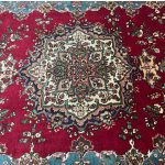 315cm x 213cm Hand-Knotted Persian Kashan Medallion – Wool Rug - Image 5