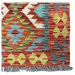 202cm x 82cm Hand-Woven Afghan Kilim – Runner Rug - Image 4