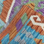 300cm x 84cm Hand-Woven Afghan Kilim – Runner Rug - Image 5