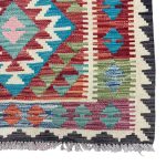 385cm x 86cm Hand-Woven Afghan Kilim – Runner Rug - Image 4