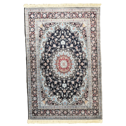300 x 200cm Persian Anthracite Kashan Rug