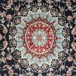 300 x 200cm Persian Anthracite Kashan Rug - Image 4