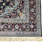 300 x 200cm Persian Anthracite Kashan Rug - Image 5