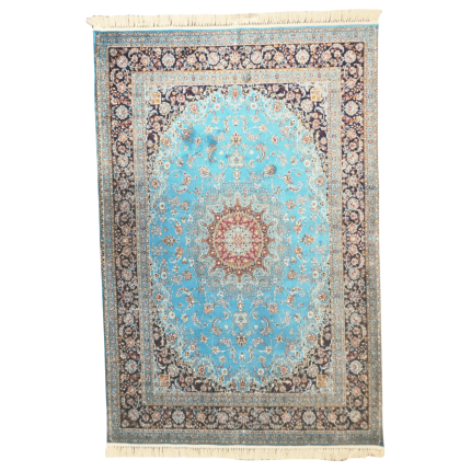 300 x 200cm Persian Blue Kashan Rug