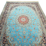 300 x 200cm Persian Blue Kashan Rug - Image 2
