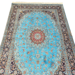 300 x 200cm Persian Blue Kashan Rug - Image 3