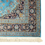 300 x 200cm Persian Blue Kashan Rug - Image 5