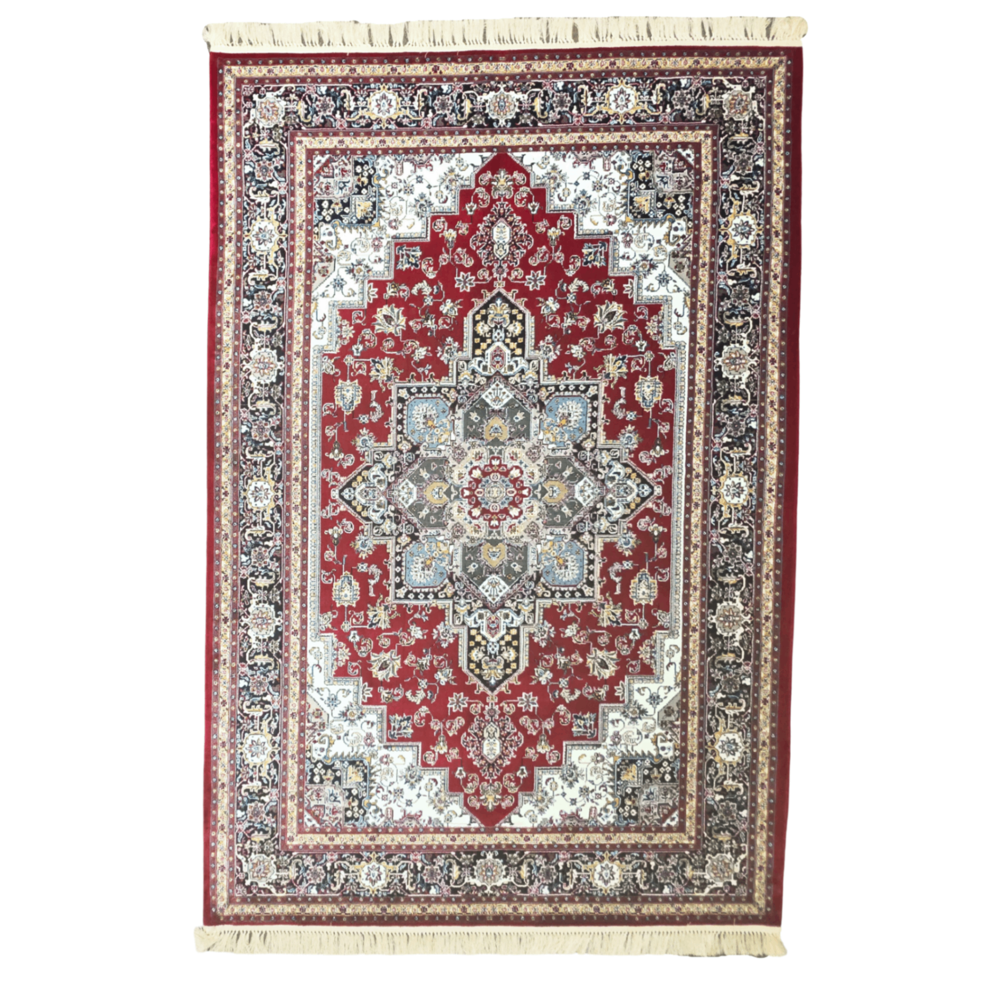 46-300cmx200cm-machine-made-rug-image-1 300 x 200cm Persian Red Kashan Rug