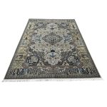 400 x 300cm Large Size Persian Kashamar Design in Elegant Beige & Blue Rug - Image 2