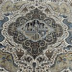 400 x 300cm Large Size Persian Kashamar Design in Elegant Beige & Blue Rug - Image 5