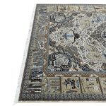 400 x 300cm Large Size Persian Kashamar Design in Elegant Beige & Blue Rug - Image 7