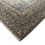 407 x 290cm Rare Hand Knotted Persian Pistachio Green Kashan Rug - Image 6