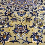 390 x 288cm Brand New Hand Knotted Olive Green Najafabad Wool Rug - Image 4