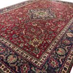 367 x 290cm Hand Knotted Persian Vintage Tabriz Rug - Image 3