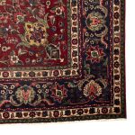 367 x 290cm Hand Knotted Persian Vintage Tabriz Rug - Image 9