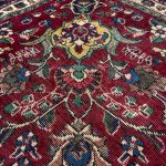 367 x 290cm Hand Knotted Persian Vintage Tabriz Rug - Image 7