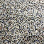 395 x 280cm Rare Hand Knotted Persian Green Kashan All Over Rug - Image 3