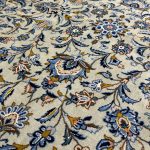 395 x 280cm Rare Hand Knotted Persian Green Kashan All Over Rug - Image 4