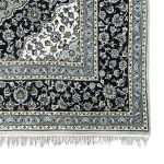 350 x 250cm Persian HandTufted Kashan Design in Olive Green Rug - Image 7