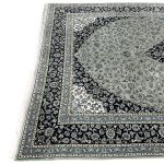 350 x 250cm Persian HandTufted Kashan Design in Olive Green Rug - Image 6