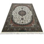 350 x 250cm Persian Large Size Nain Design Cream Rug - Image 2