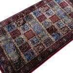150 x 80cm Red Soft Pile Machine-Woven Bakhtyari Design Rug - Image 6