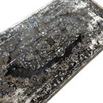 150 x 80cm Grey Persian Vintage Design Machine Made Rug - Image 4