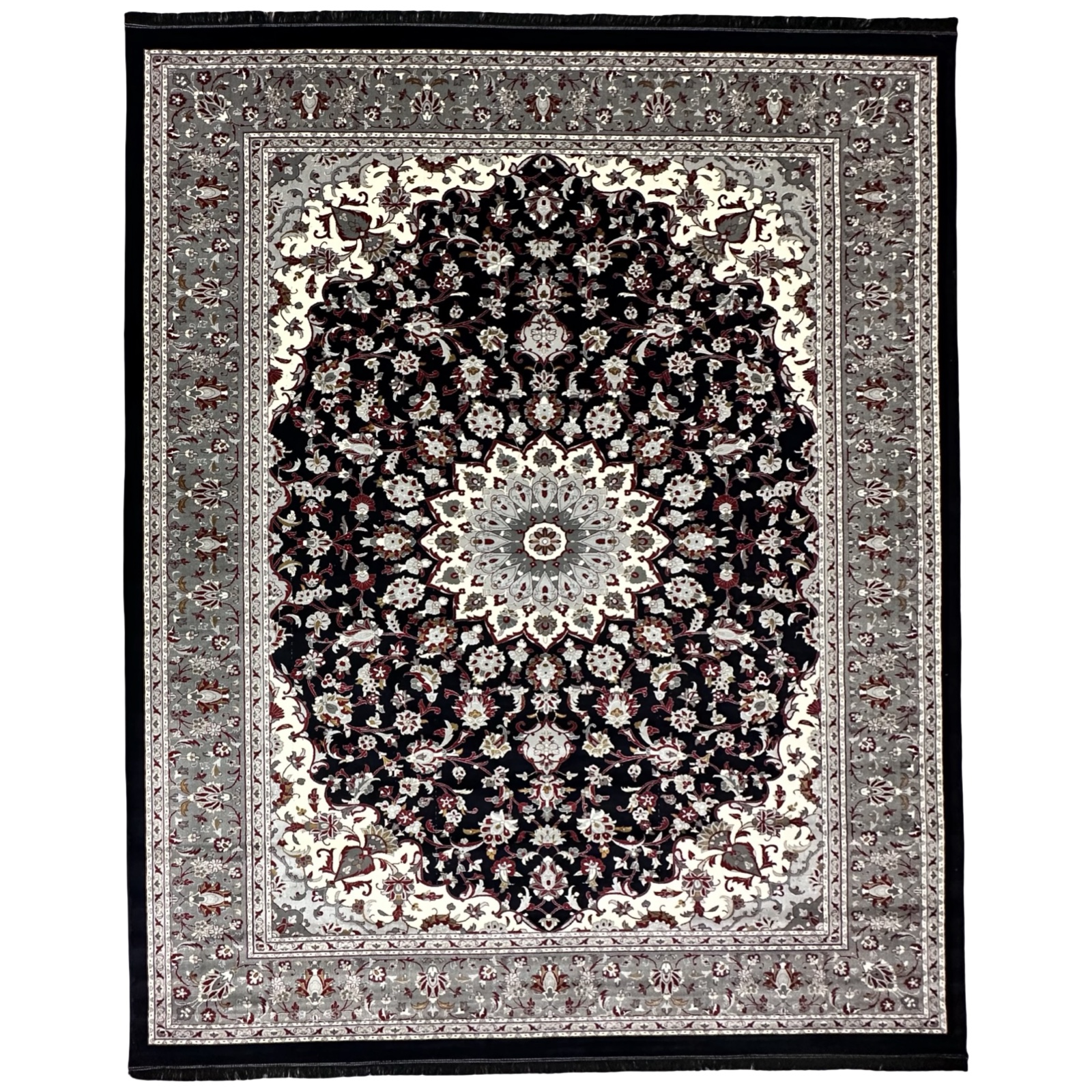 4-x-3-kakak_37 400 x 300 cm Dark Navy Classic Floral Design Rug