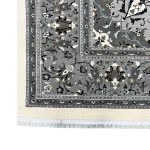 400 x 300 cm Grey & Ivory Persian Floral Medallion Rug - Image 7