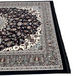 400 x 300 cm Dark Navy Classic Floral Design Rug - Image 6
