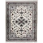 400 x 300 cm Ivory & Grey Tabriz Floral Medallion Royal Rug