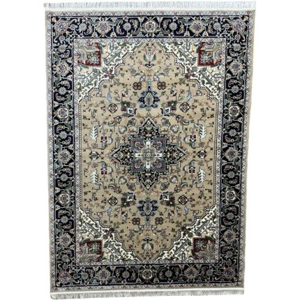 Beige Hariz Design Medallion Rug