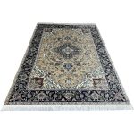 230 x 160cm Beige Hariz Design Medallion Rug - Image 3