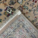 230 x 160cm Beige Hariz Design Medallion Rug - Image 9