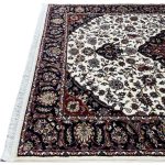 300 x 200cm Cream Iranian Kashan Medallion Design Rug - Image 6