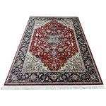 230 x 160 cm Red Heriz Design Medallion Rug - Image 2