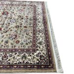 350 x 250cm Beige Iranian Kashan All Over Design Machine Made Rug - Image 7
