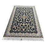 150 × 100cm Elegant Ivory & Grey Persian Floral Design Rug - Image 3